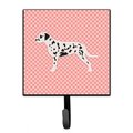 Micasa Dalmatian Checkerboard Pink Leash or Key Holder MI626916
